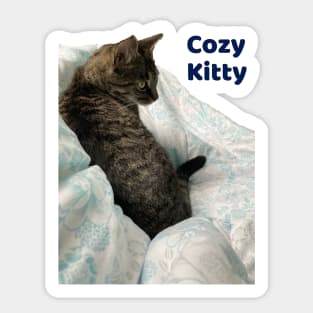 Cozy Kitty Sticker
